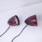 Custom Harley TURN SIGNAL NICKEL cherry RED? (2pcs)