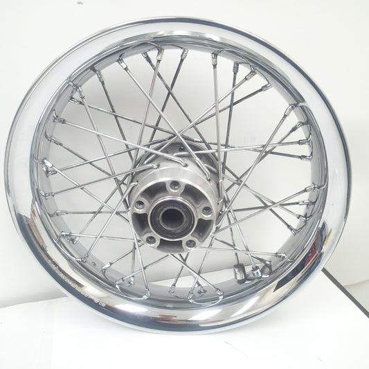 Harley Davidson 16M/C X MT3.00T Chrome Front Wheel Rim 2000 - 2017 ( READ)!