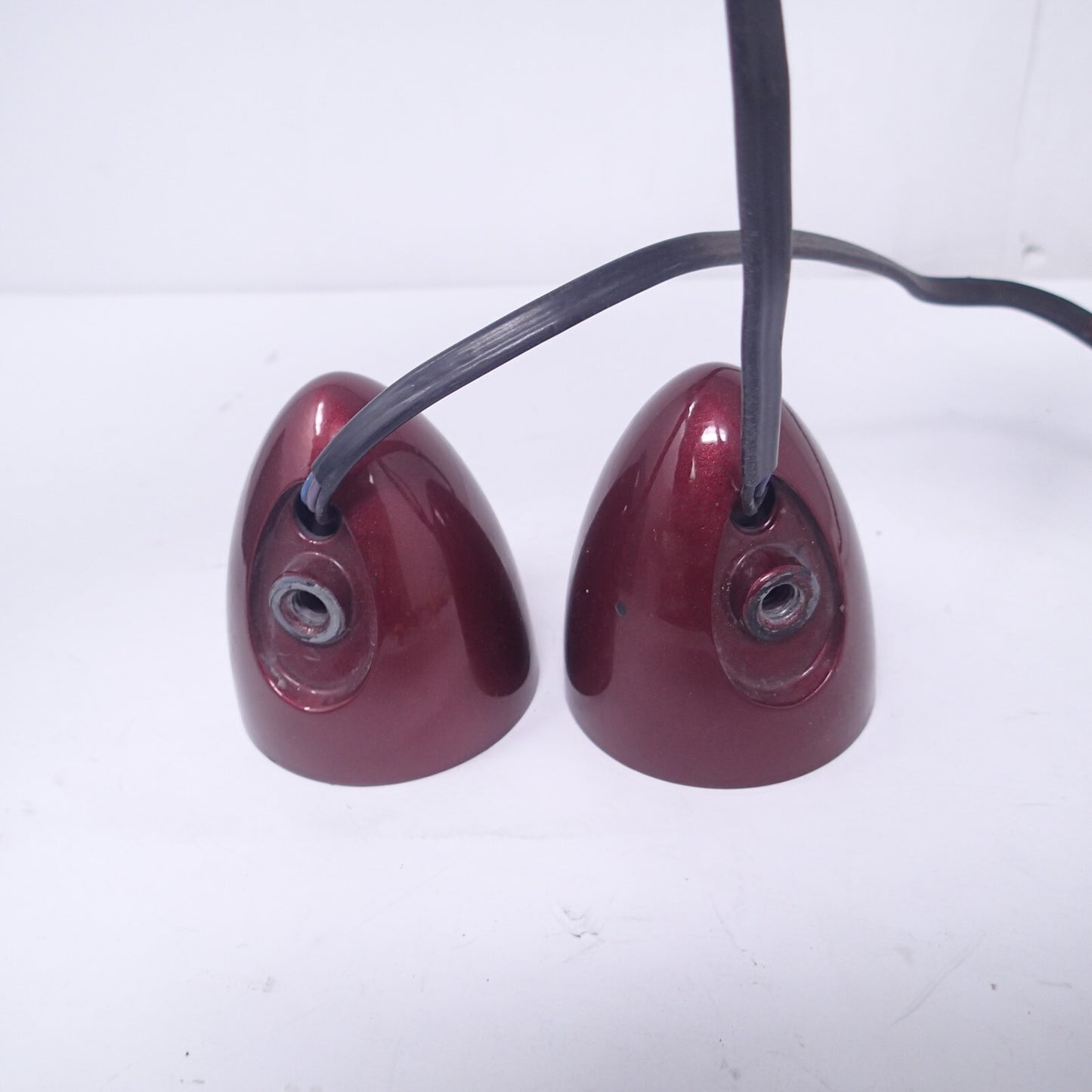 Custom Harley TURN SIGNAL NICKEL cherry RED? (2pcs)