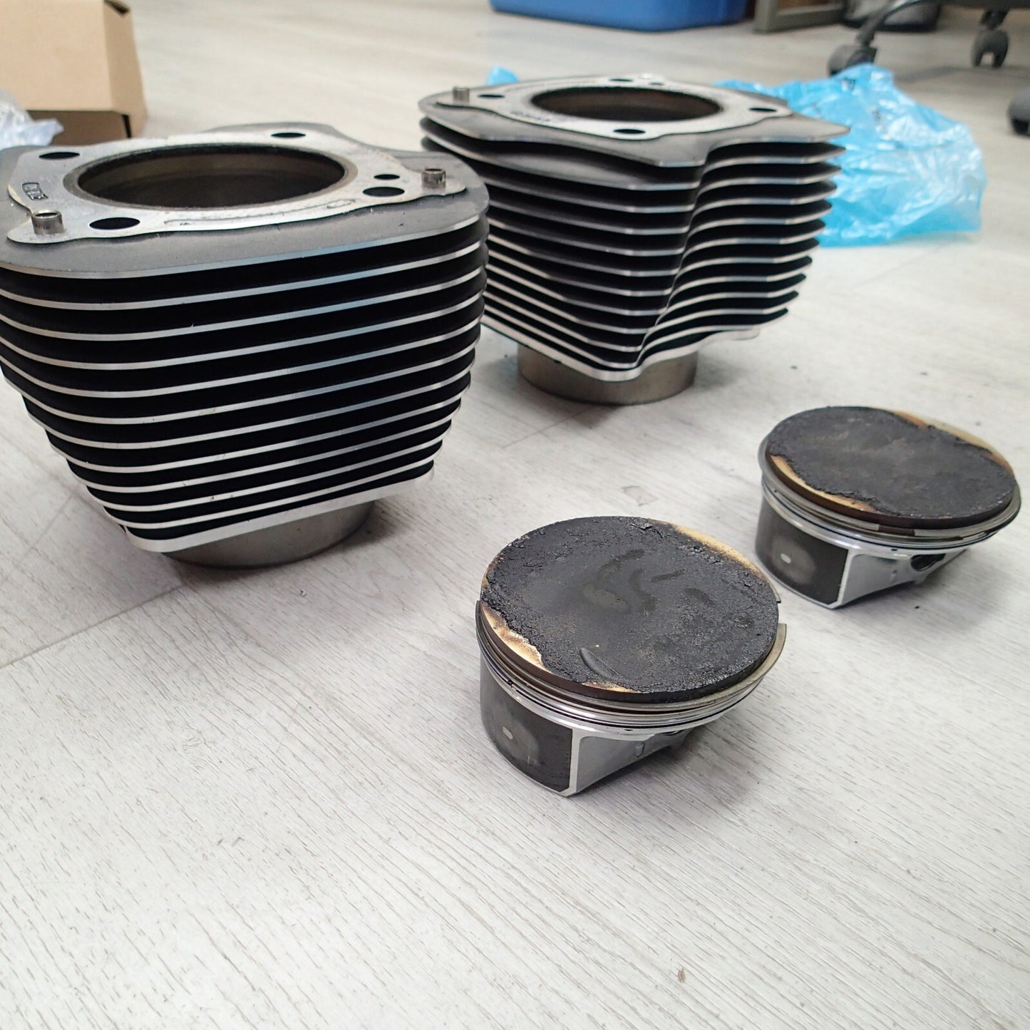 Harley Davidson M8 Cylinders And Pistons 114. 16800080, 16800075, 21900048