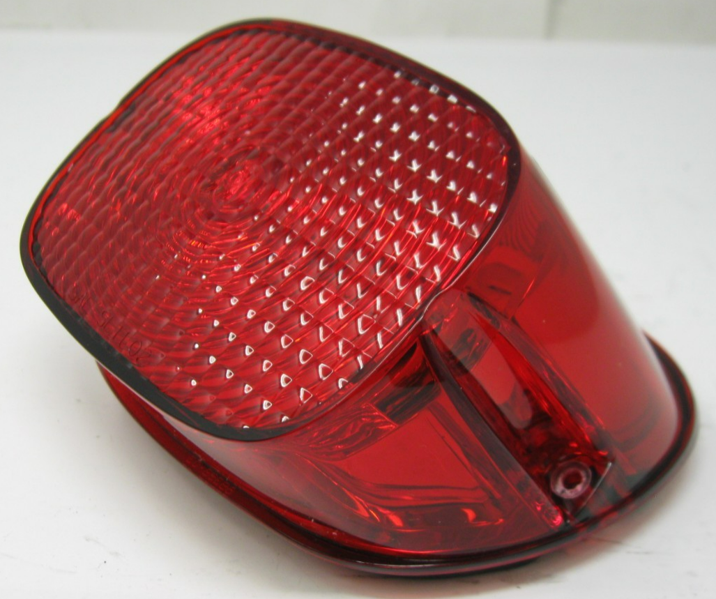 Harley-Davidson OEM Tail Light with Solid Red Lens (No Bulb or Socket) 68368-03