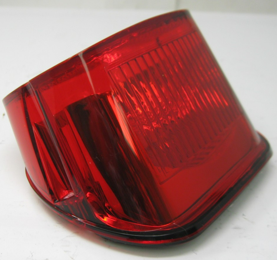 Harley-Davidson OEM Tail Light with Solid Red Lens (No Bulb or Socket) 68368-03