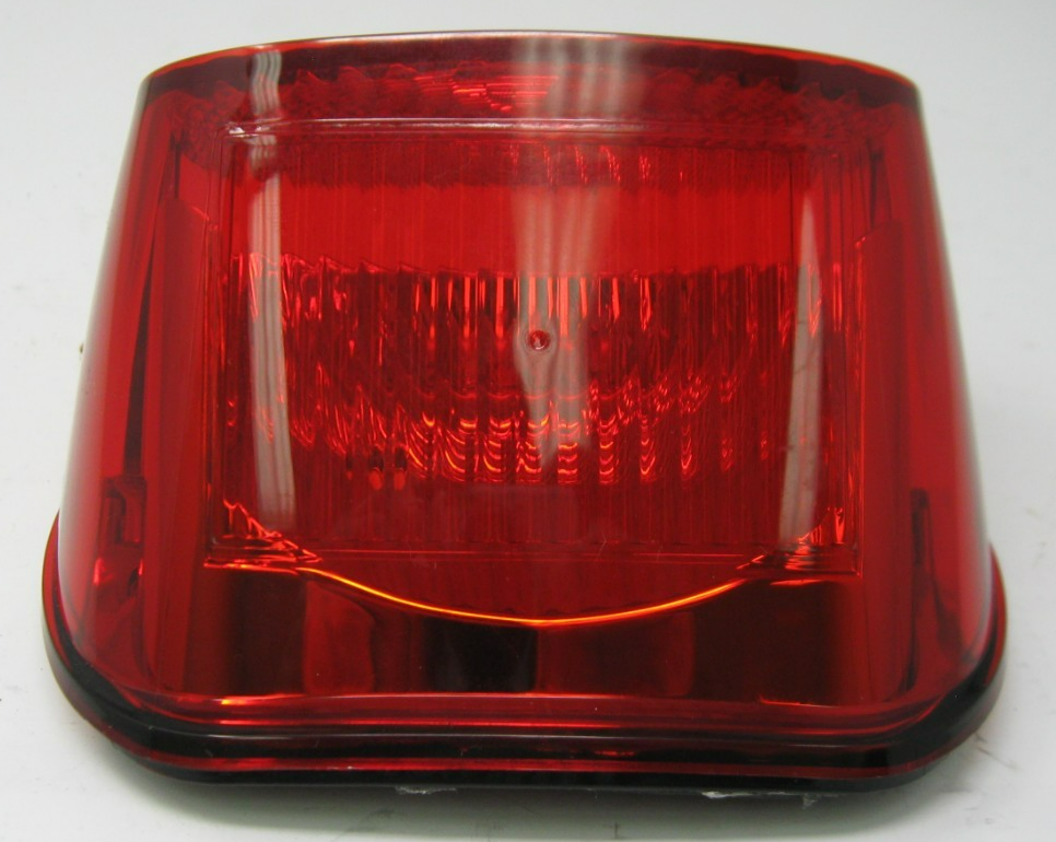 Harley-Davidson OEM Tail Light with Solid Red Lens (No Bulb or Socket) 68368-03