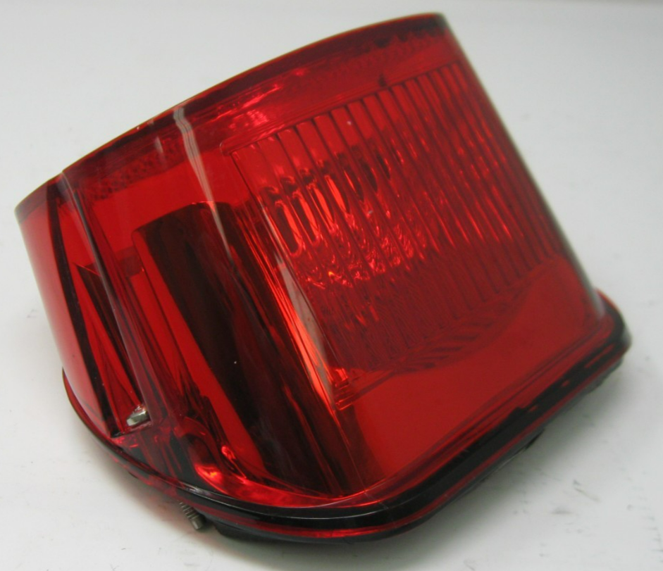 Harley-Davidson OEM Tail Light with Solid Red Lens (No Bulb or Socket) 68368-03