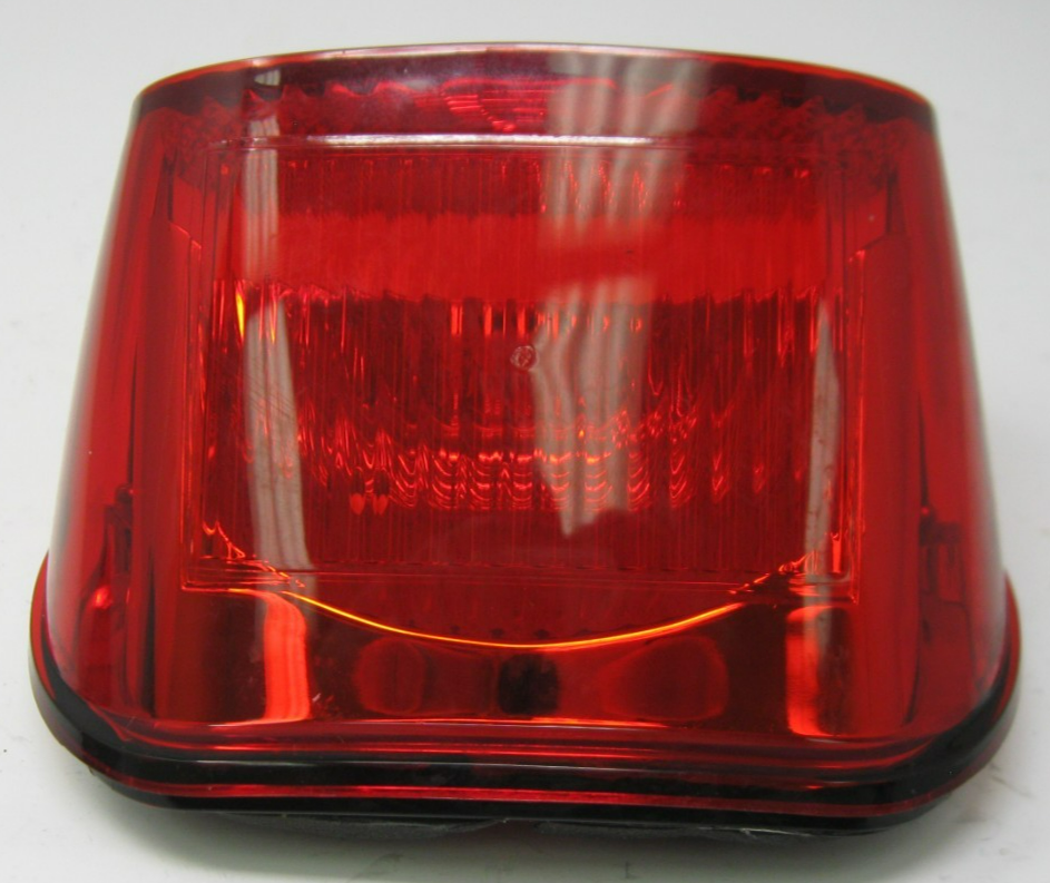 Harley-Davidson OEM Tail Light with Solid Red Lens (No Bulb or Socket) 68368-03