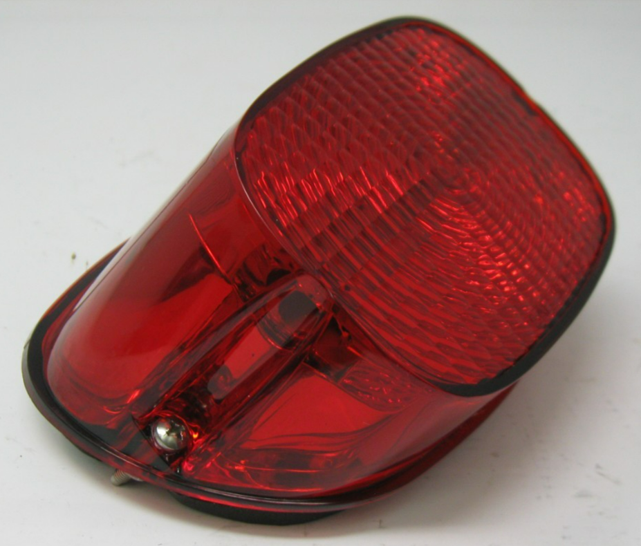 Harley-Davidson OEM Tail Light with Solid Red Lens (No Bulb or Socket) 68368-03