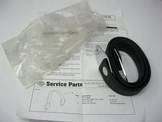 Harley-Davidson OEM 34.75" from center of hole to center of Hole Seat Strap