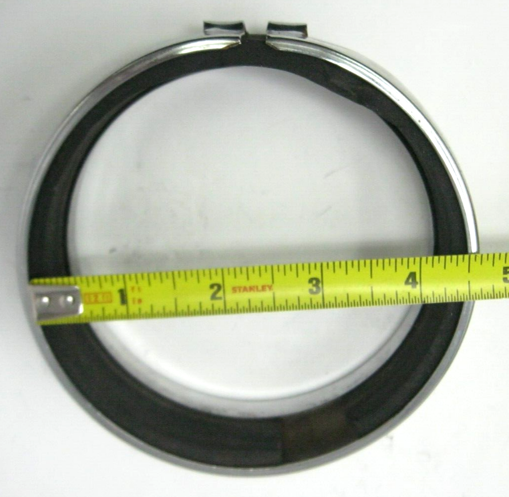 Harley-Davidson Appx. 4.25" x 1 3/8" Auxilery Light Trim Ring. Fitment Unknown.