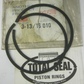 Partial Set Axtell 3-13/16" +.010 OS Piston Rings (2 Rings) Fitment Unknown