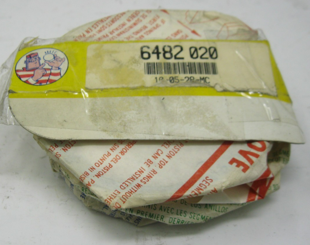 Partial Set Hastings Harley 1200cc  +.020 OS Piston Rings (1 Piston) 6482-020