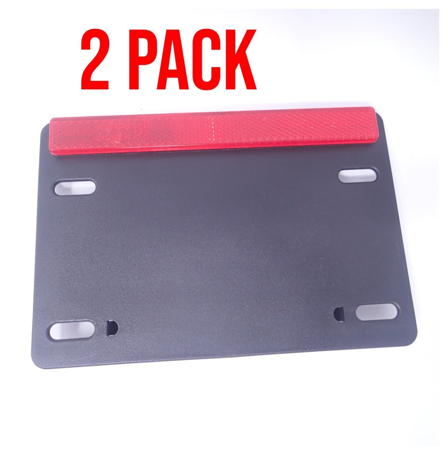 x2 Harley-Davidson OEM CVO Limted Road Glide Plastic License Plate Bracket Frame