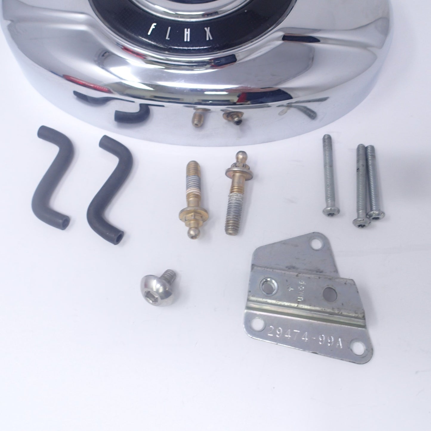 Harley-Davidson Chrome 96 Cubic Inches Air Cleaner Cover FLHX some Hardware