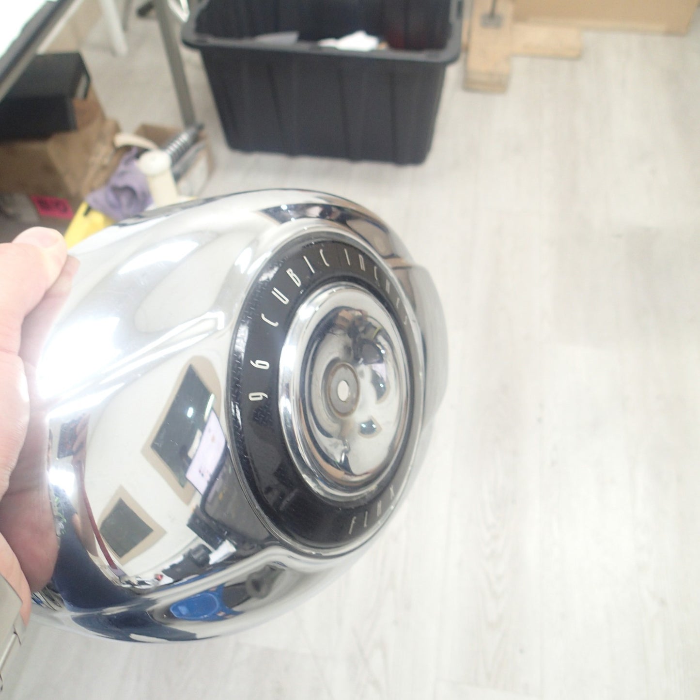 Harley-Davidson Chrome 96 Cubic Inches Air Cleaner Cover FLHX some Hardware