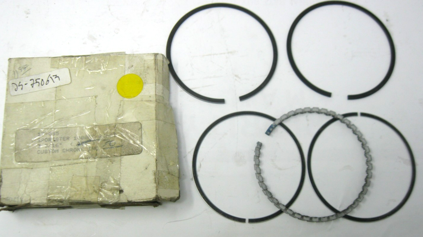 Partial Set Custom Chrome Harley XL 1000cc  .030 Piston Rings (1 Piston) 17-085