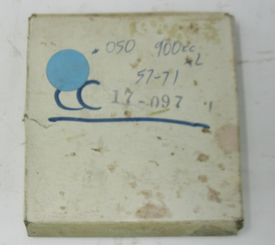 Partial Set Custom Chrome 57-71 900cc - .050 OS  Piston Rings (1 Piston) 17-097