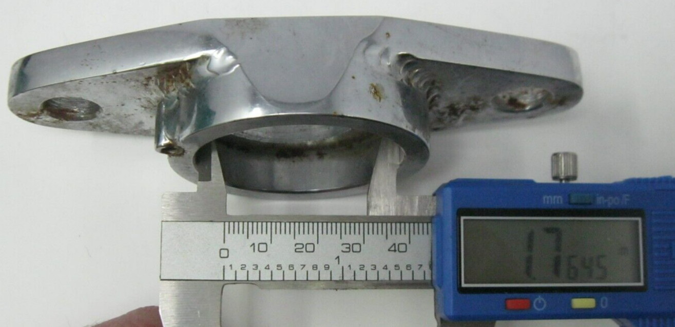 Chrome Rear End Cap for Harley-Davidson Swing Arm (Year-Model Fitment Unknown)