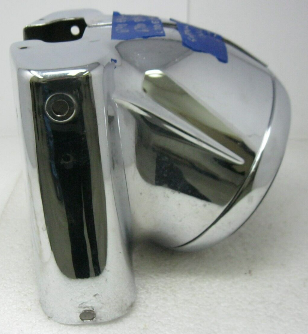 Harley-Davidson OEM Chrome Nacelle & 7" Halo Headlight 67916-96 & 67908-96