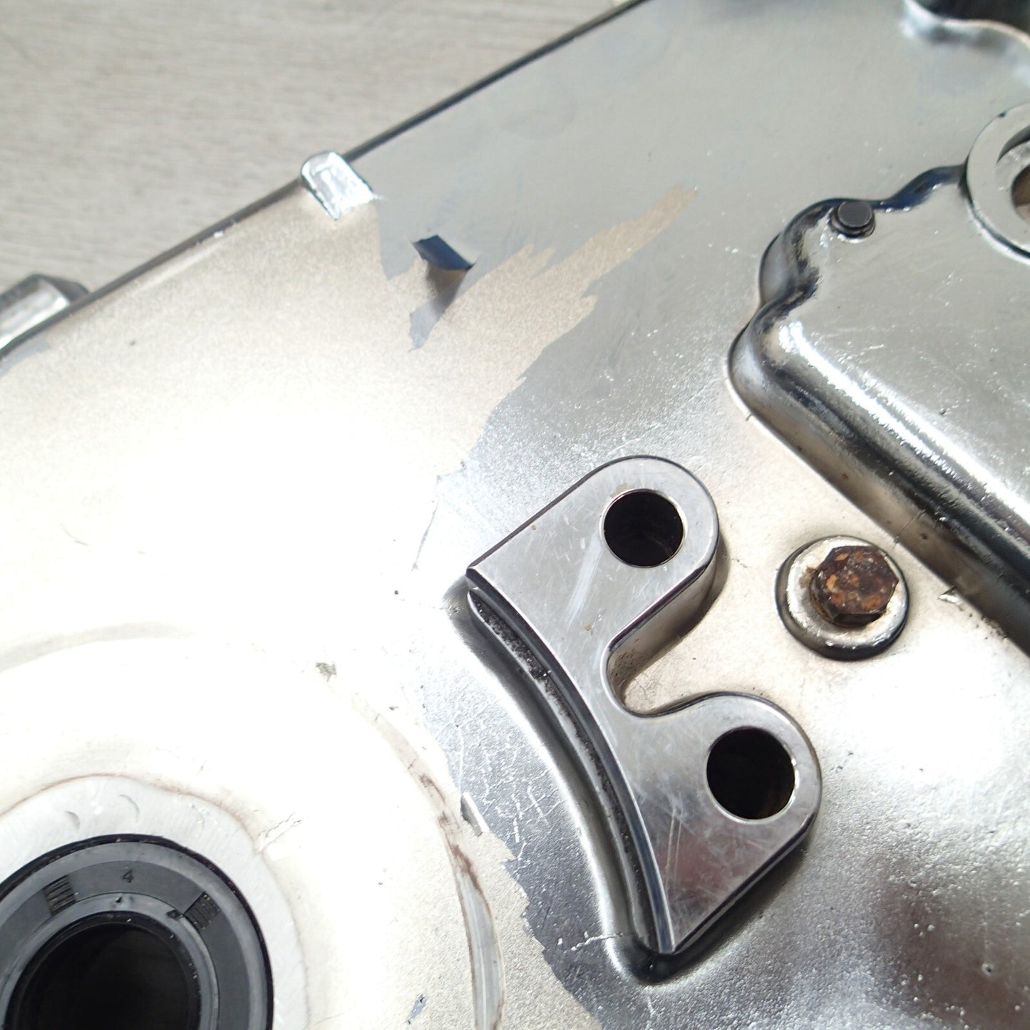 HARLEY 4 speed Inner Primary cover 1970-1982 FXE (9 hole) aftermarket