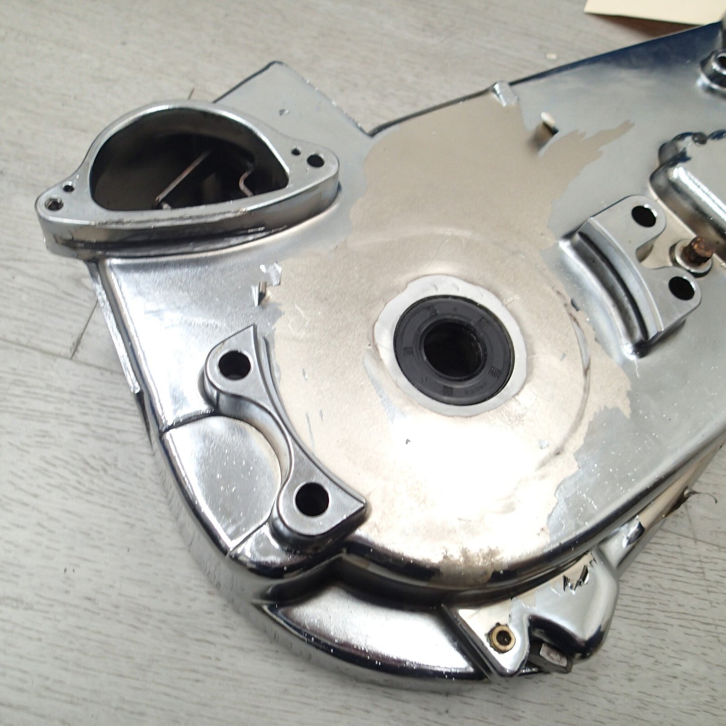 HARLEY 4 speed Inner Primary cover 1970-1982 FXE (9 hole) aftermarket