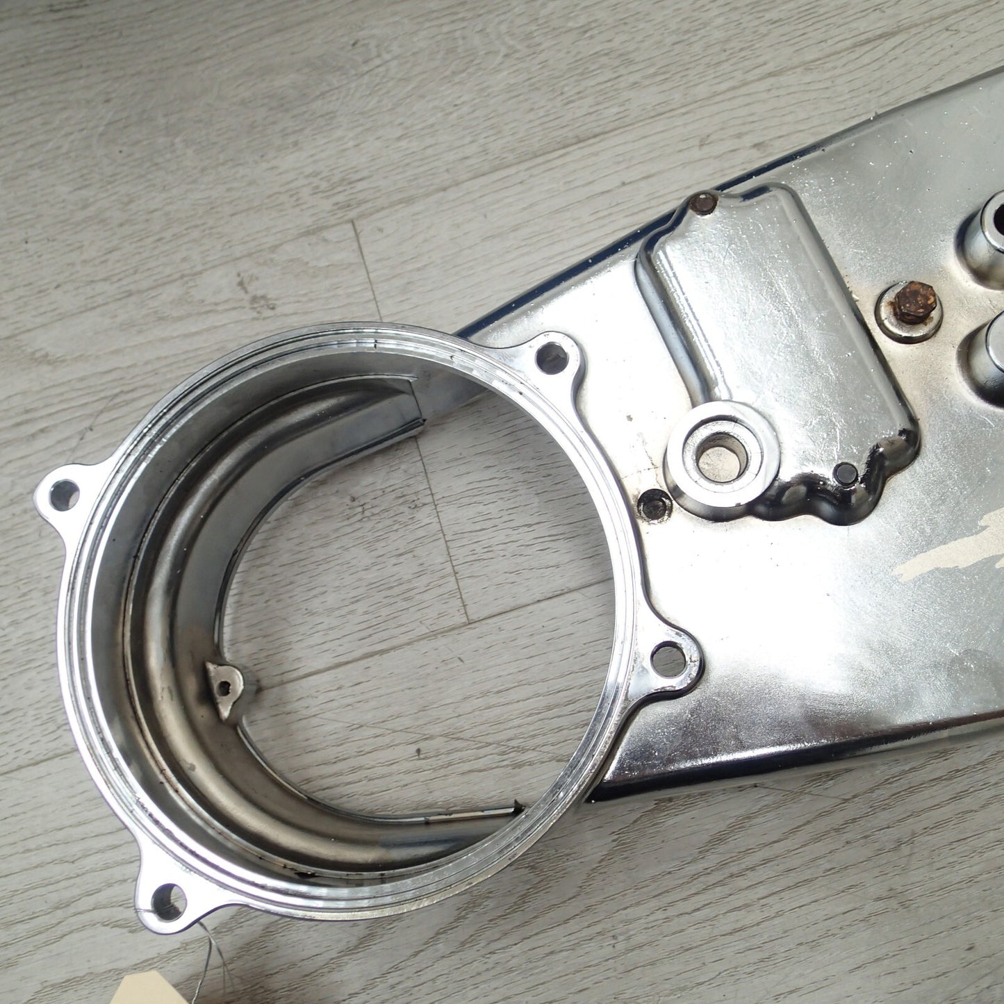 HARLEY 4 speed Inner Primary cover 1970-1982 FXE (9 hole) aftermarket