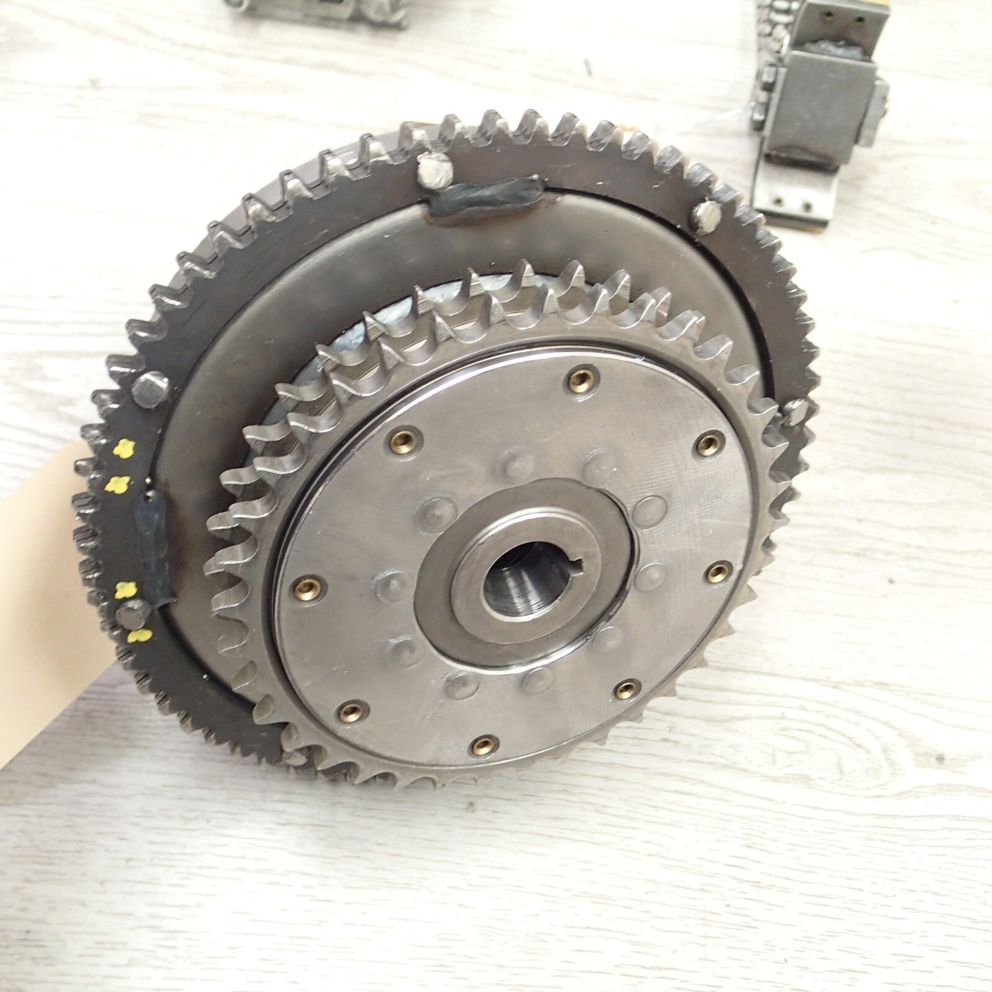 Harley 4 speed Clutch hub Complete Came off of 1982 FXE