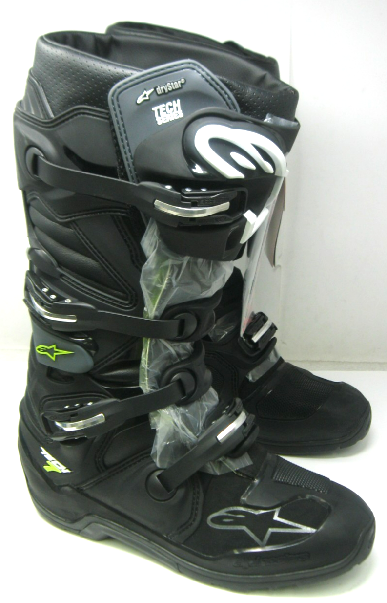 Alpinestars Tech 7 DS Motocross Dirt Bike Boots Black-Gray  USA Size 12 EURO 47