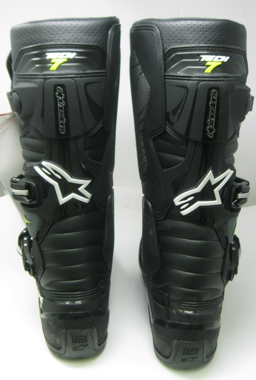 Alpinestars Tech 7 DS Motocross Dirt Bike Boots Black-Gray  USA Size 12 EURO 47