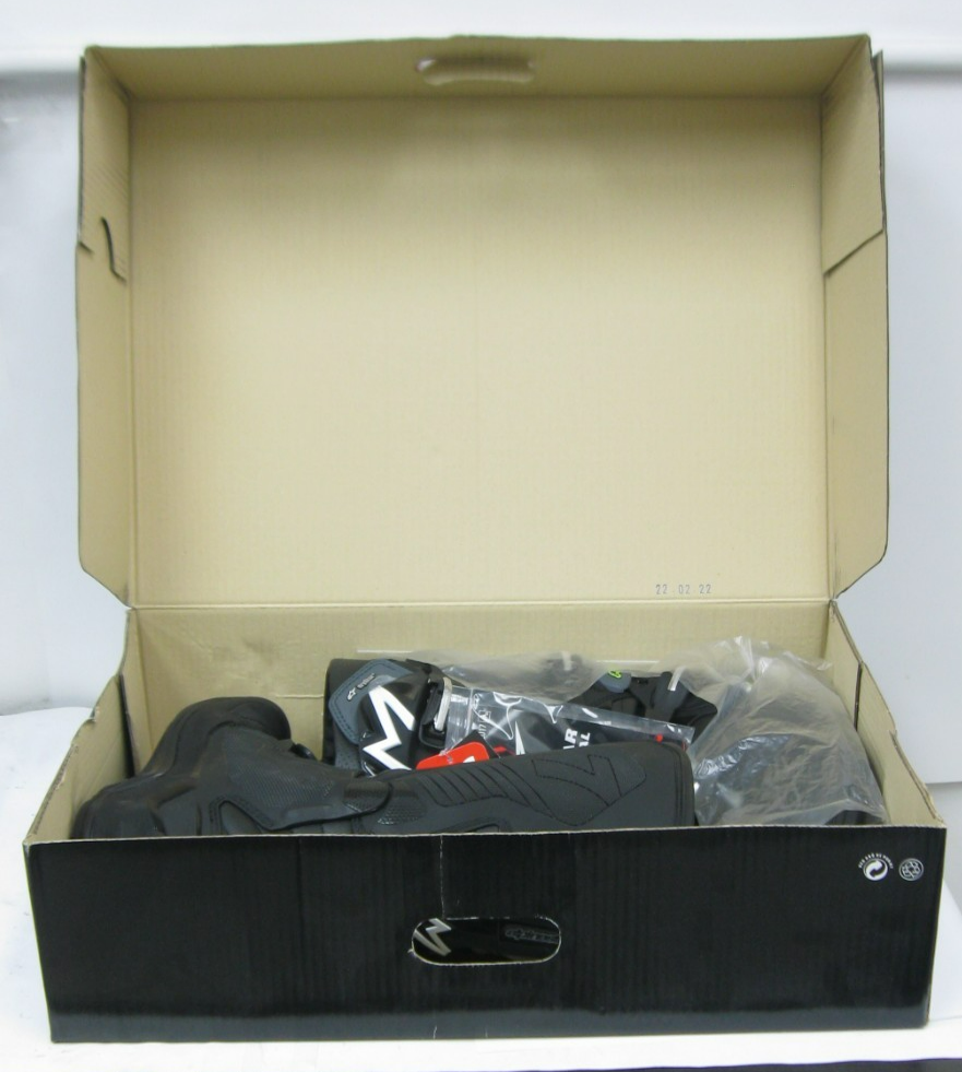 Alpinestars Tech 7 DS Motocross Dirt Bike Boots Black-Gray  USA Size 12 EURO 47