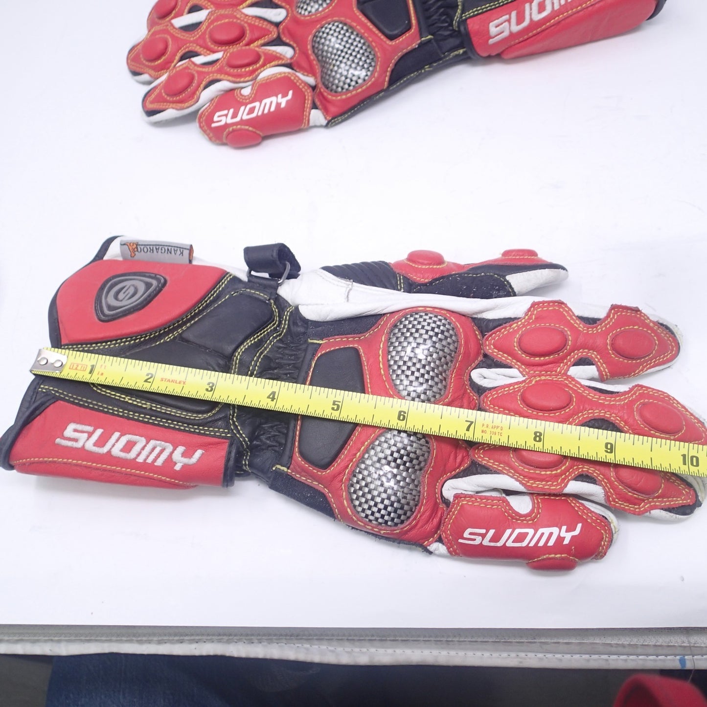SUOMY USED MOTORCYCLE RIDING  Gloves Size S
