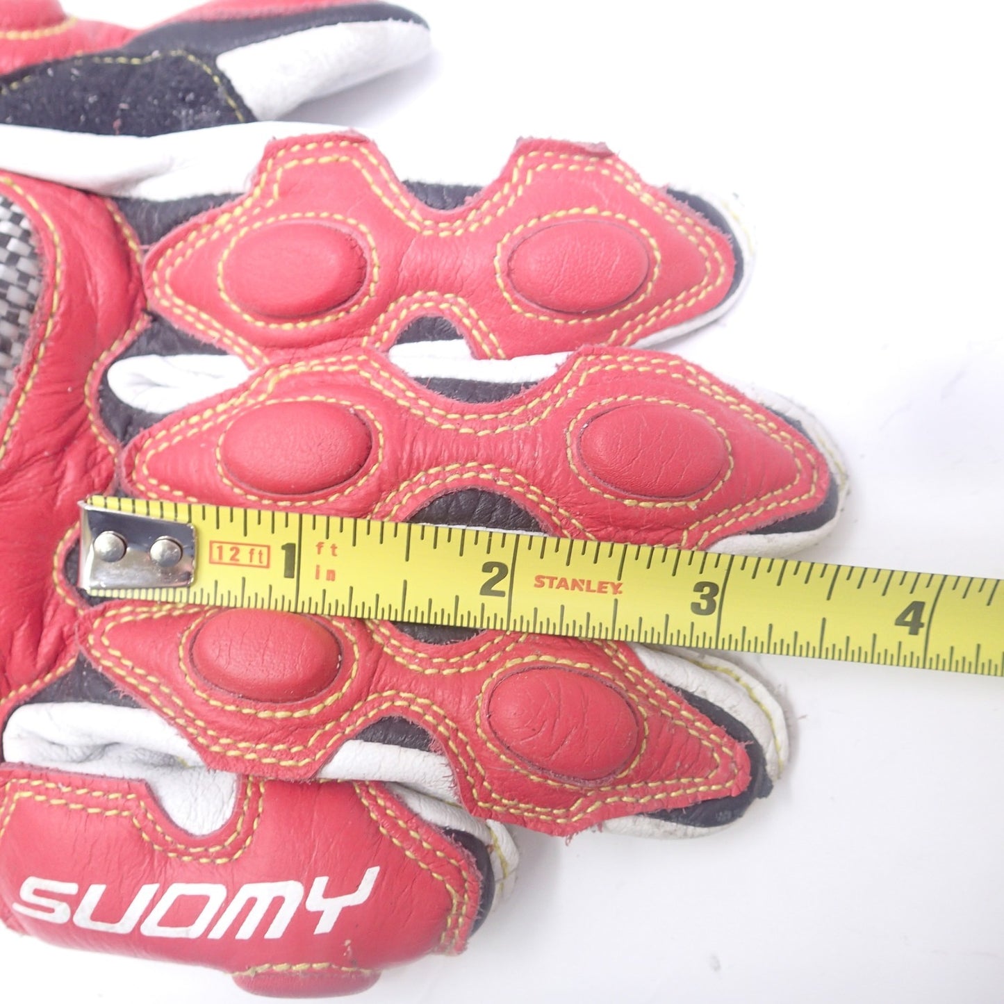 SUOMY USED MOTORCYCLE RIDING  Gloves Size S