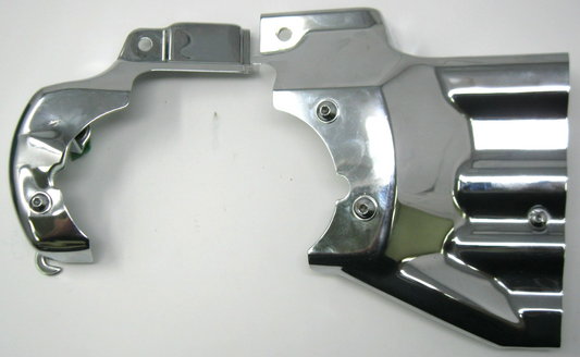 Unbranded Chrome Engine Transmission Interface Cover Fit For 07-17 Harley Fatboy