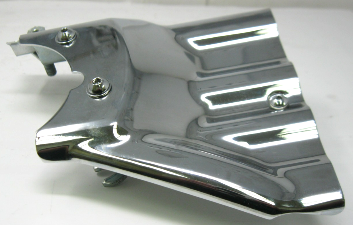 Unbranded Chrome Engine Transmission Interface Cover Fit For 07-17 Harley Fatboy