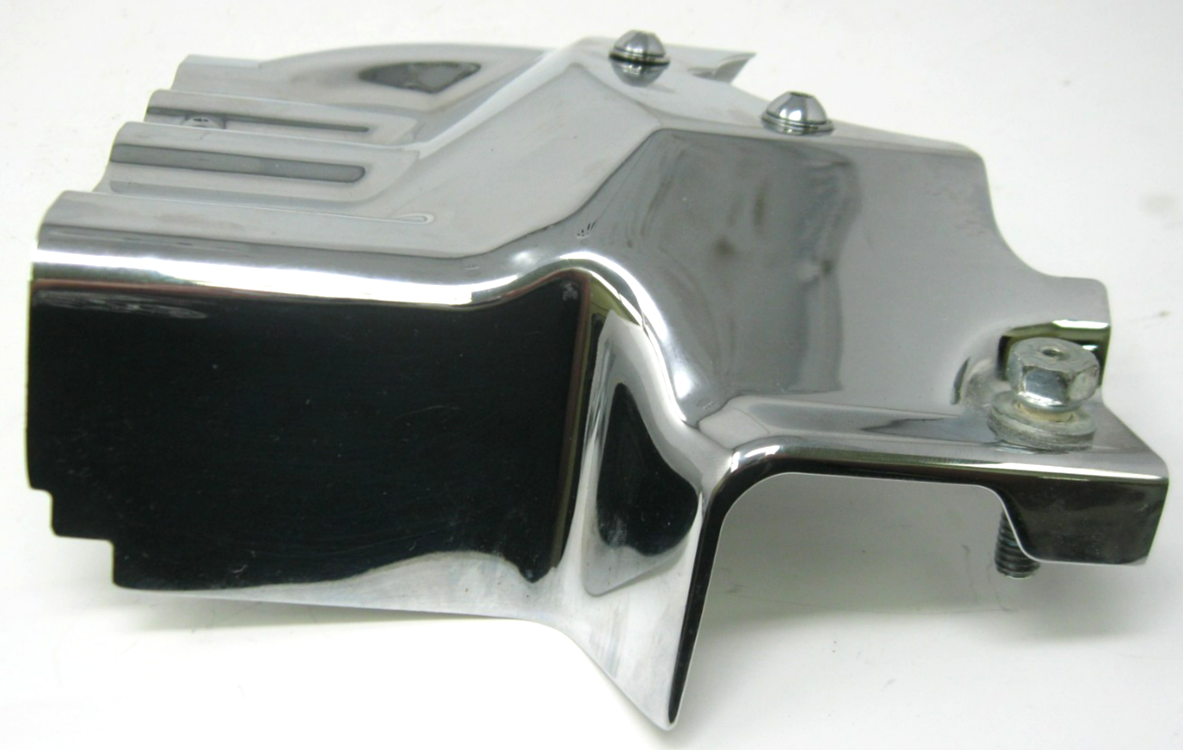 Unbranded Chrome Engine Transmission Interface Cover Fit For 07-17 Harley Fatboy