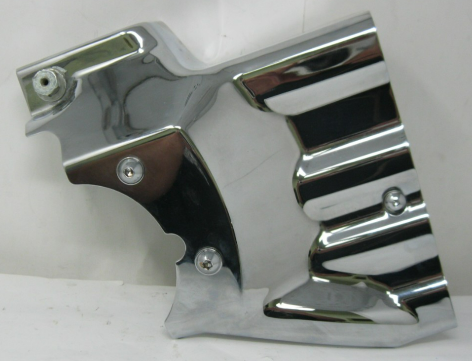 Unbranded Chrome Engine Transmission Interface Cover Fit For 07-17 Harley Fatboy