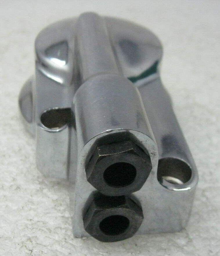 Unbranded Chrome 92-99 EVO Oil Filter Mount (No Filter Nipple) OEM# 26378-92/A