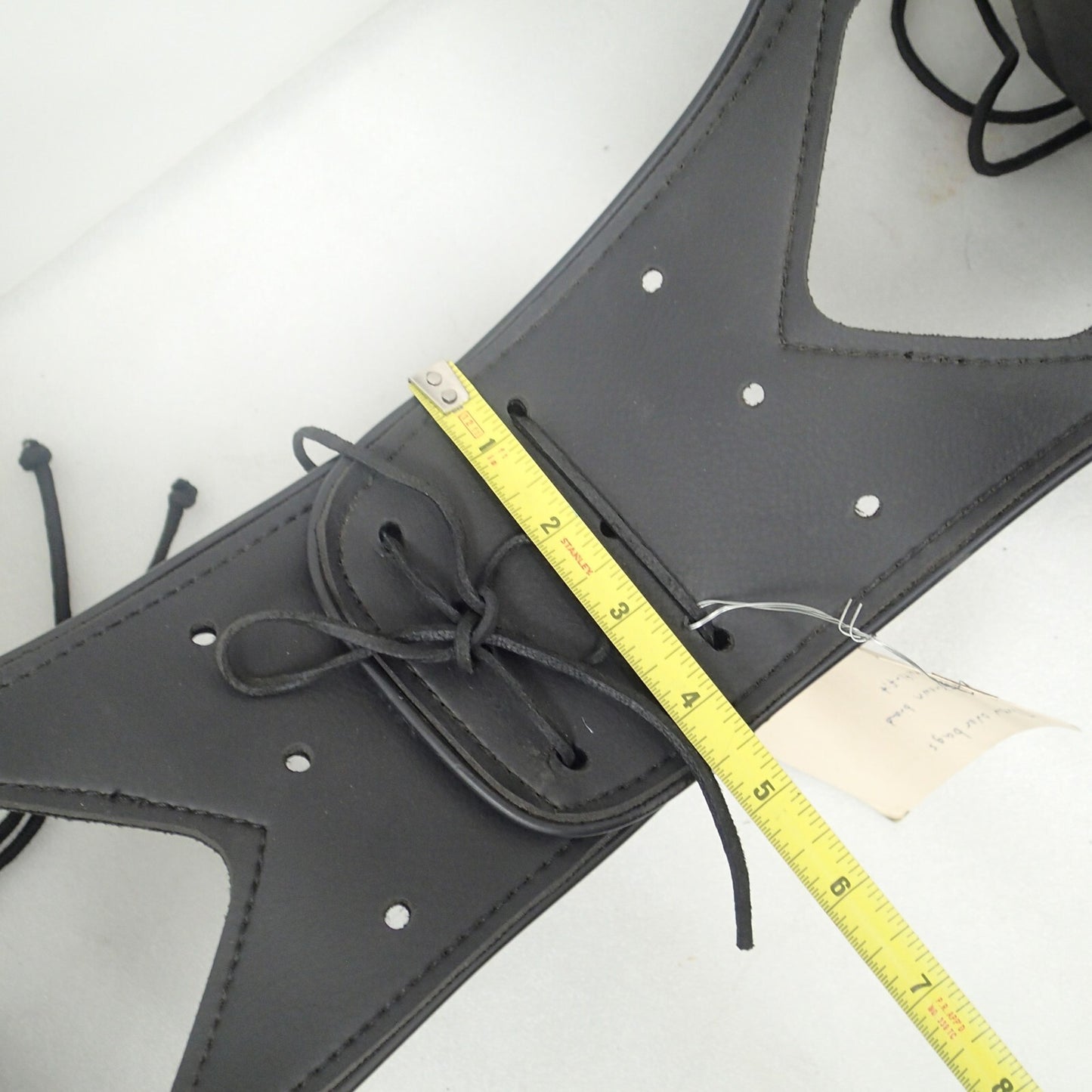 Zip-Of Studded PVC Slanted Throw Over Saddlebag Durable PVC saddle bag