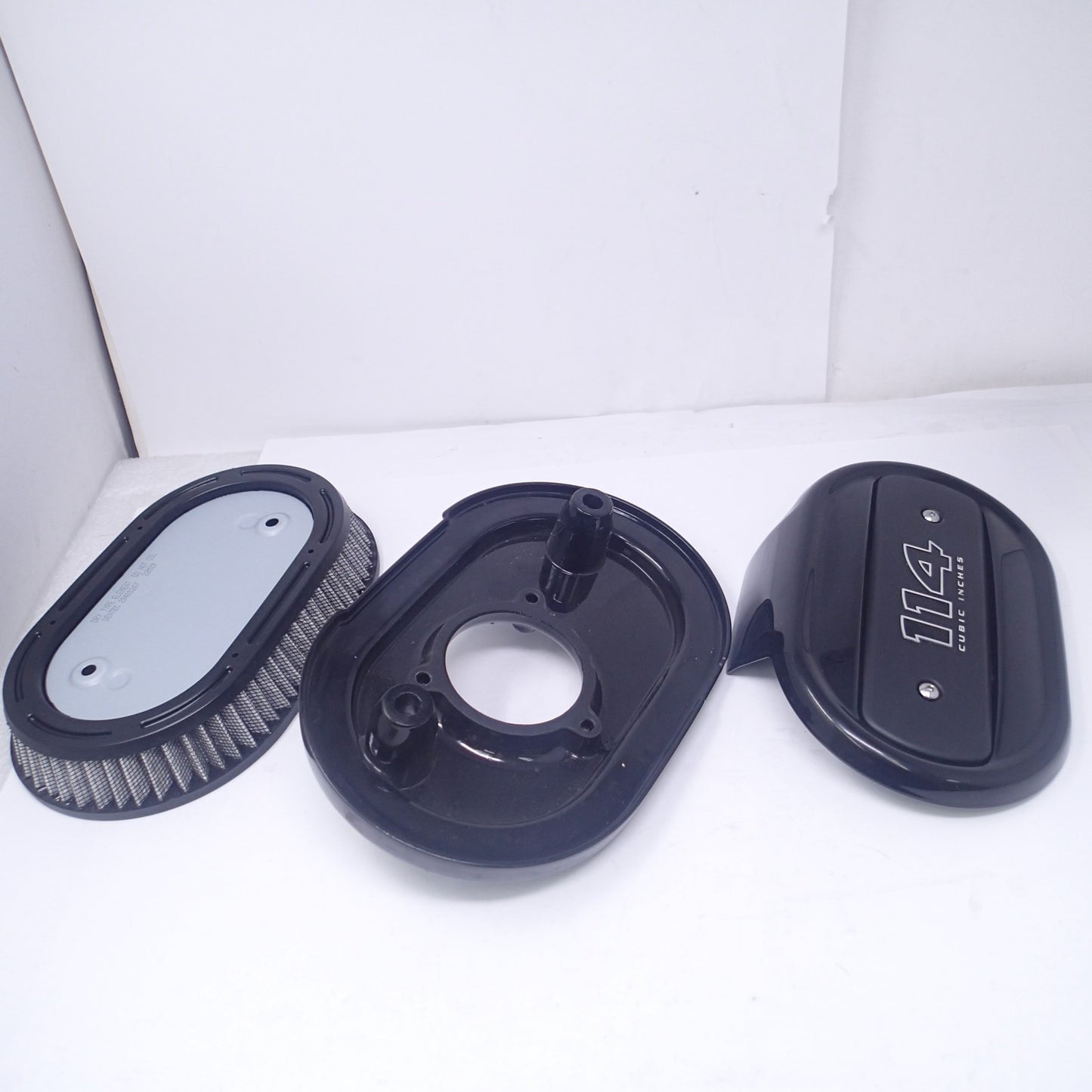 OEM Harley Davidson 2017-2021 M8 Touring CVO 114ci Black Ventilator Air Cleaner