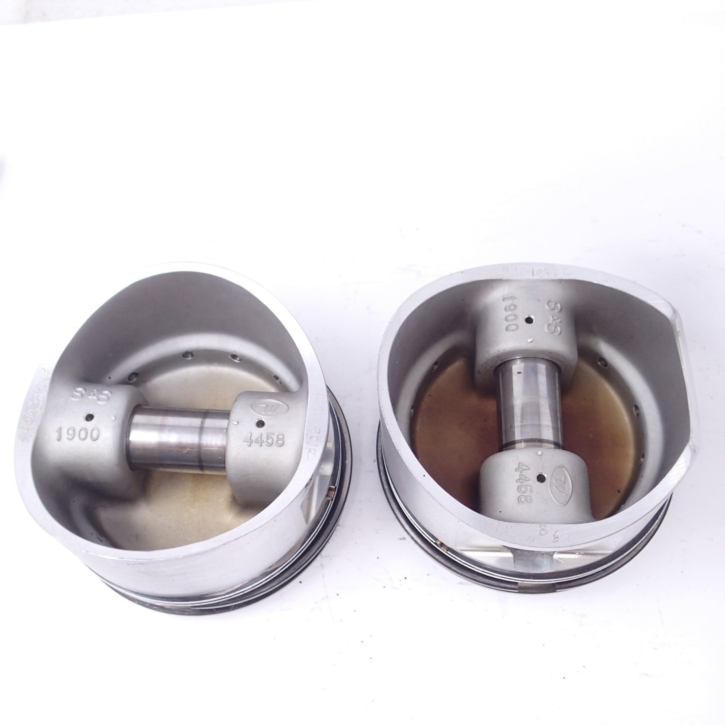 Pair Harley Davidson S&S Cycle High Performance Over Sized Pistons 1900 4458