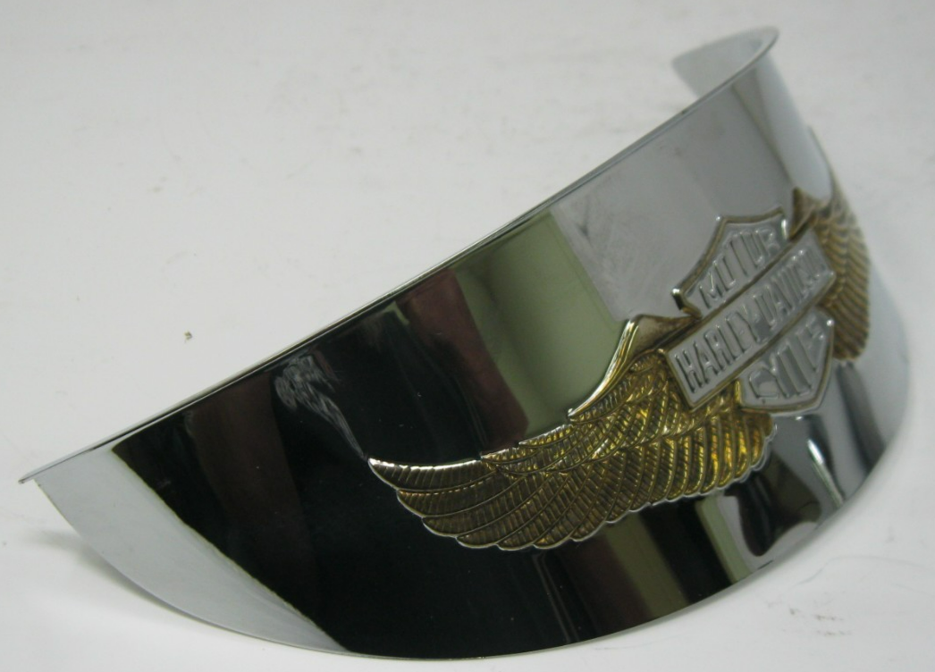 Harley-Davidson OEM Winged Bar & Shield Logo 7-1/2" Headlight Visor
