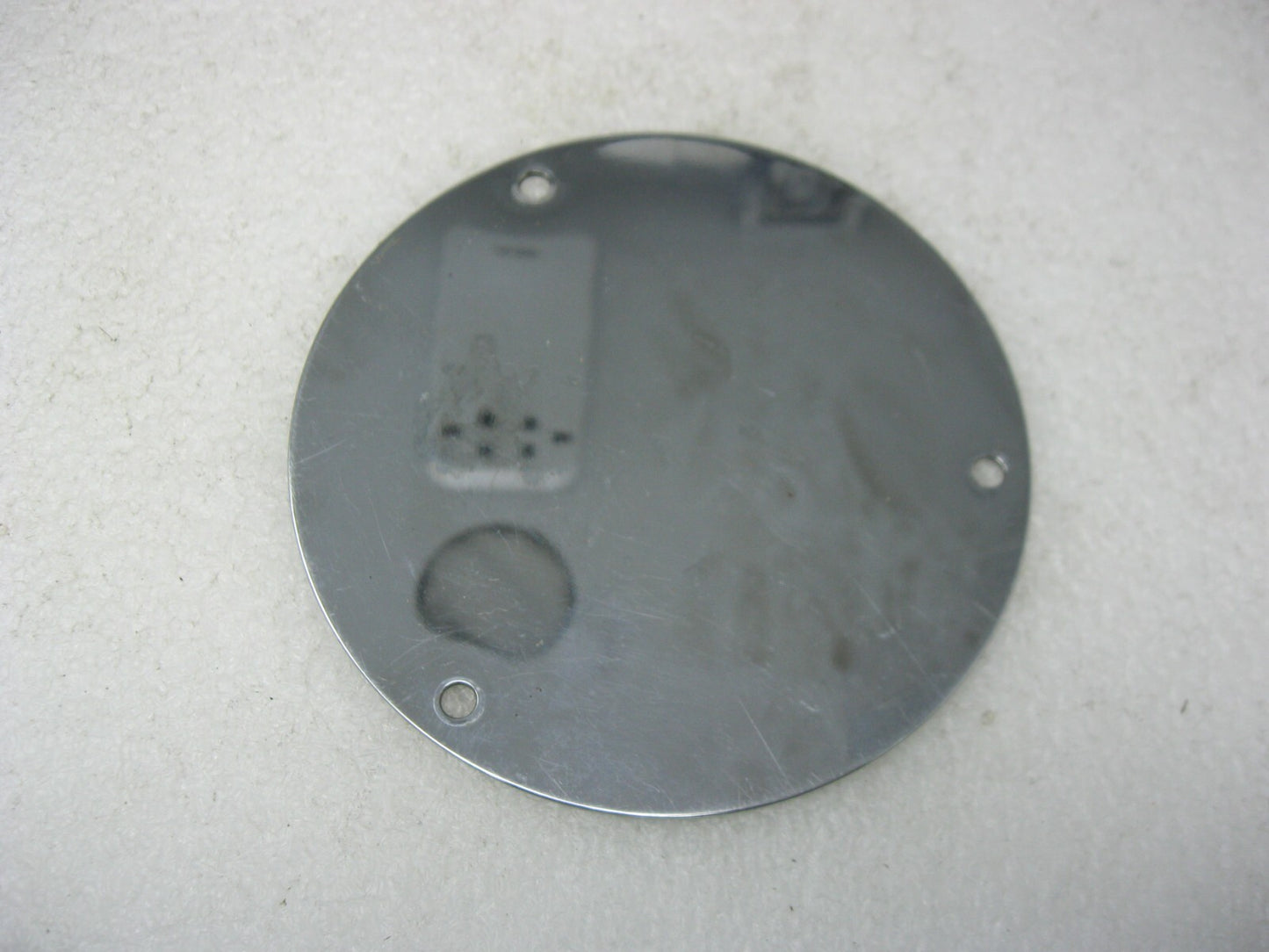 6.5"  3-Hole Chrome Derby PLATE for Big Twin Harley-Davidson