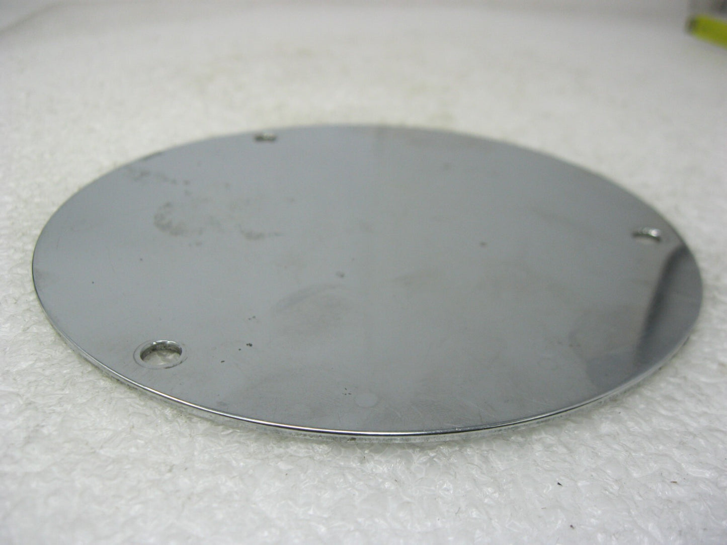 6.5"  3-Hole Chrome Derby PLATE for Big Twin Harley-Davidson