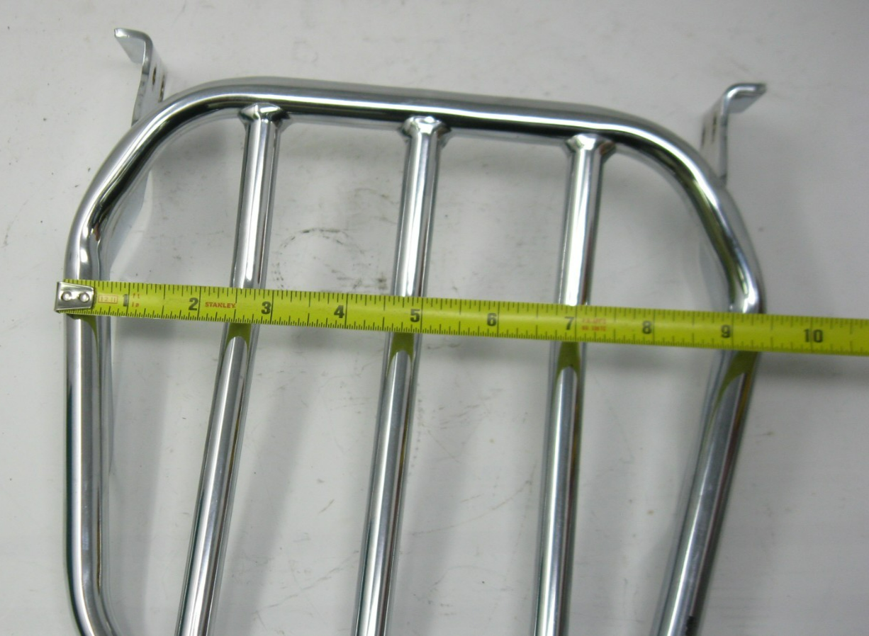Harley-Davidson OEM Chrome Custom Tapered Sport Luggage Rack
