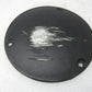 6.5"  3-Hole Black (SCRAPED) Derby Cover for Big Twin Harley-Davidson