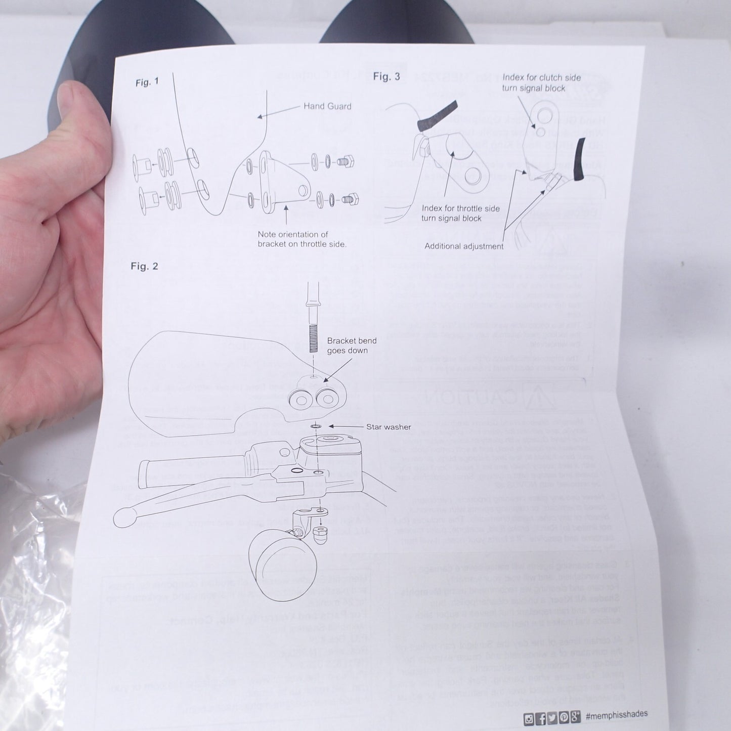 Memphis Shades Black Handguards for FLHRS/XS MEB7224