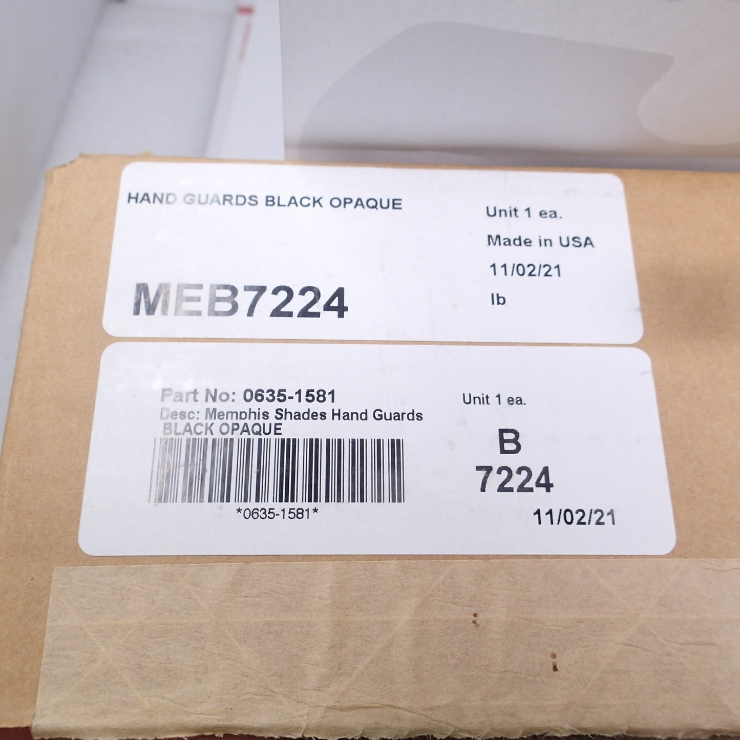 Memphis Shades Black Handguards for FLHRS/XS MEB7224