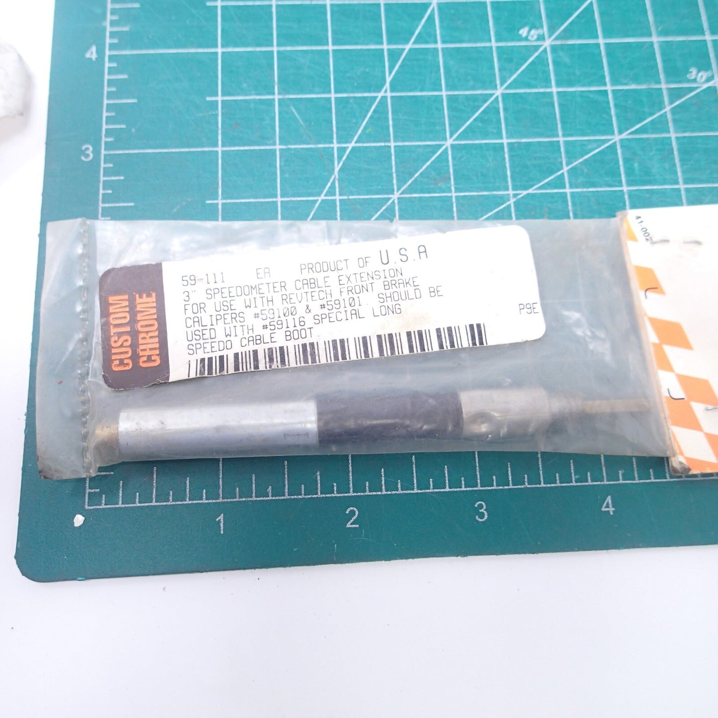 3" SPEEDOMETER CABLE EXTENSION FOR USE WITH REVTECH FRONT BRAKE CALIPERS #59100