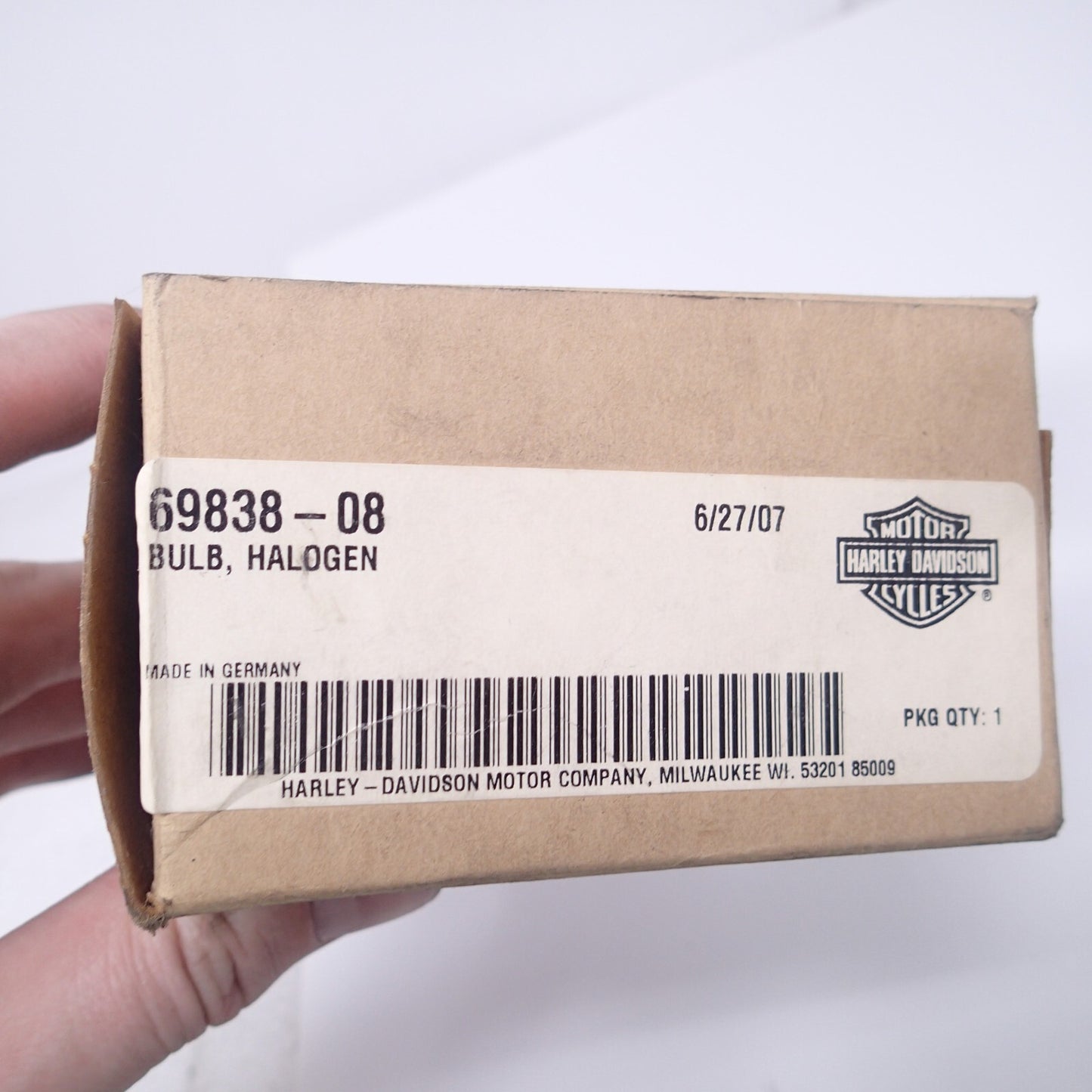 Harley Davidson Genuine NOS Halogen Replacement Bulb 69838-08