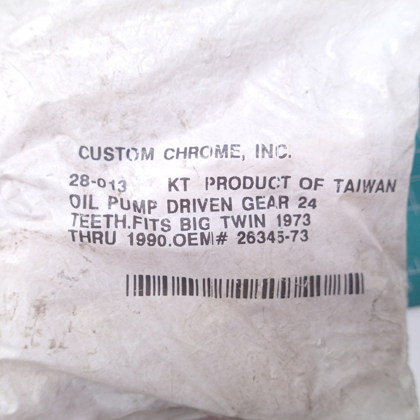 DRIVE GEAR, OIL PUMP - 24T. Harley Shovelhead & Evo Engines Replaces 26345-73