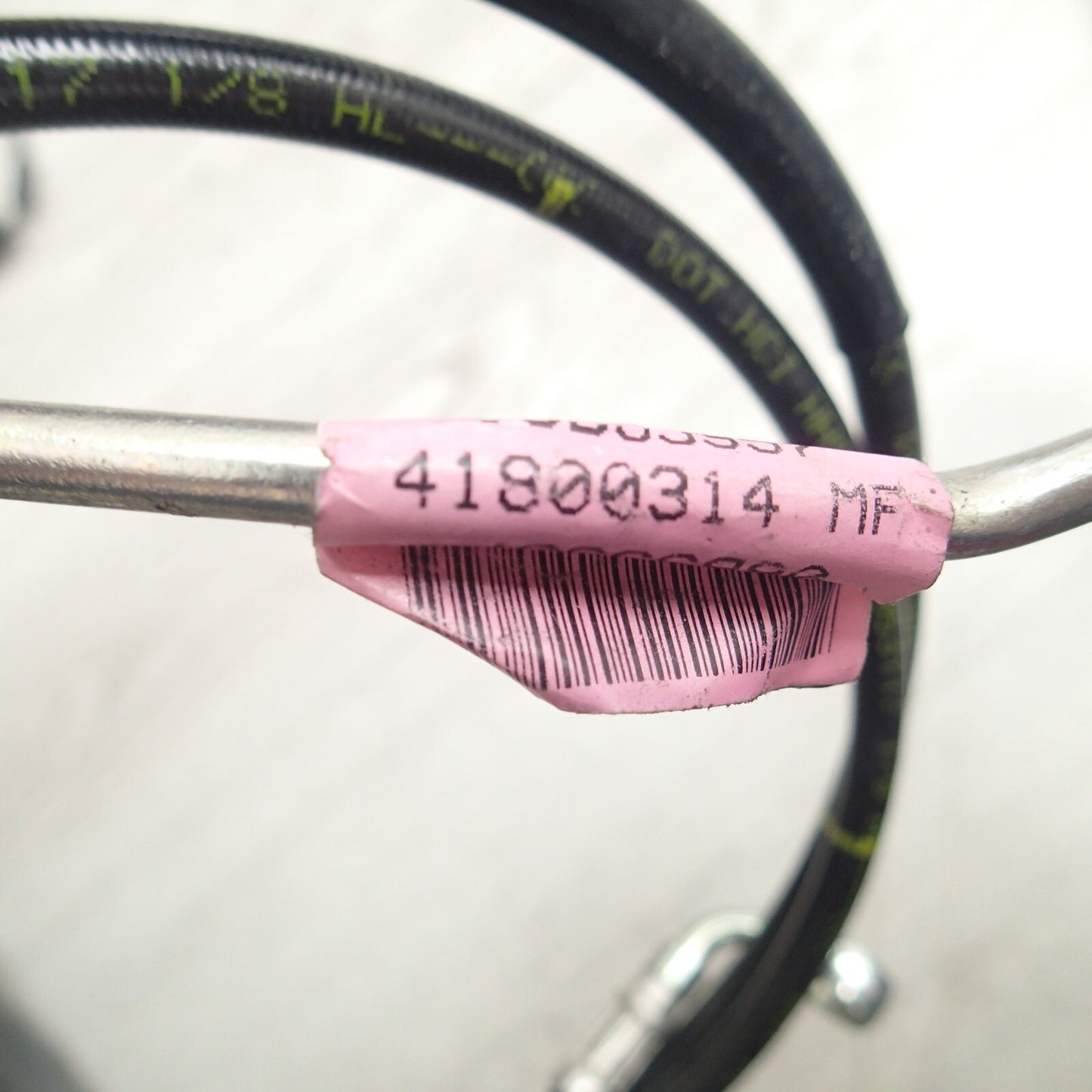 Harley-Davidson 15-23 Road Glide Stainless ABS Front Upper Brake Line 41800314