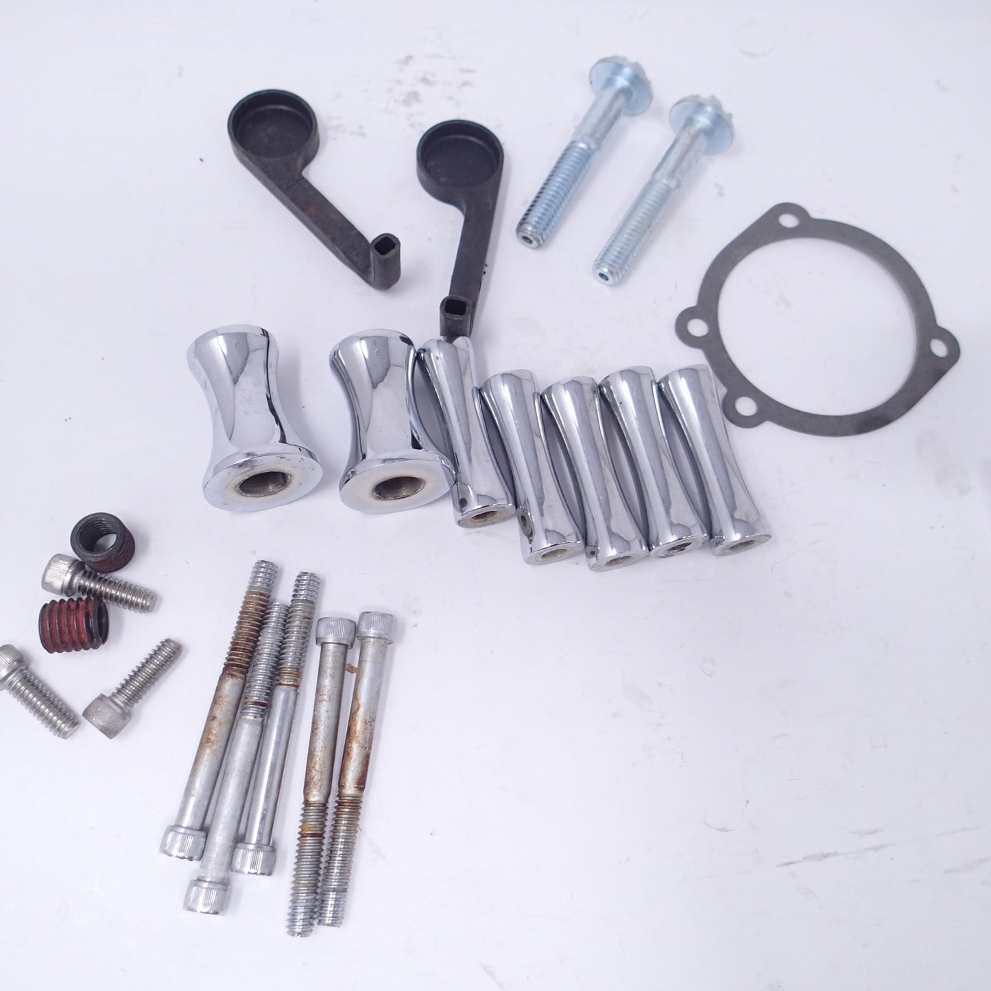 Chrome Air Cleaner Intake Filter For Harley Dyna Softail Deluxe FLSTN Road PARTS